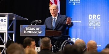 Governor Abbott outlined his legislative priorities at a Dallas Regional Chamber luncheon