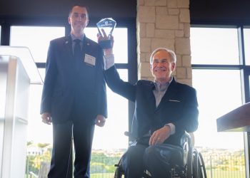 Gov. Abbott was awarded the 2023 Champion of the Oilfield Award
