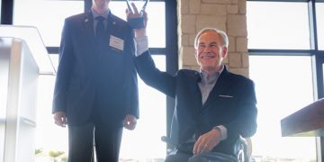 Gov. Abbott was awarded the 2023 Champion of the Oilfield Award