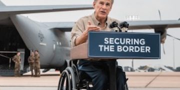 Gov. Abbott announced the deployment of the new Texas Tactical Border Force to the Texas-Mexico border to respond to the growing border crisis at Austin Bergstrom International Airport