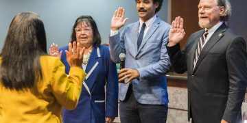 Council members sworn in for a two-year term, officials say