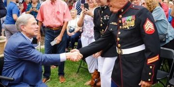 Gov. Abbott honored the men and women of the U.S. Armed Forces who made the ultimate sacrifice to our nation during the Memorial Day ceremony at the Georgetown-Williamson County Veterans Memorial Plaza