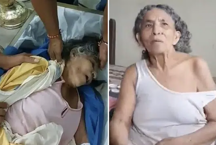 She came back to life after being declared dead by doctor; her son believes ‘it’s a miracle from God, but the experts think otherwise’!