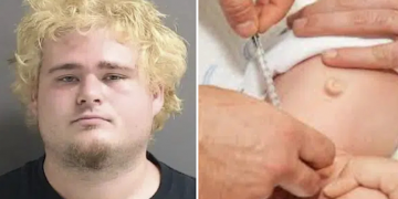 Babysitter who was caring for his cousin’s 2-year-old child while she was at work called the woman and told her that her son was bleeding from his private area as glass had entered his diaper, but doctors claim the cut was much too clean and precise to be accidental in any way; arrested