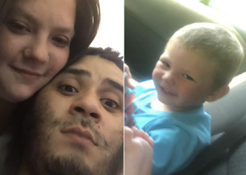 Mother allowed her boyfriend to engage in ongoing physical abyse of her 3-year-old son until he grabbed the little boy and threw him into a wall in his bedroom before picking up the child and slamming him down onto the floor multiple times, killing him; arrests