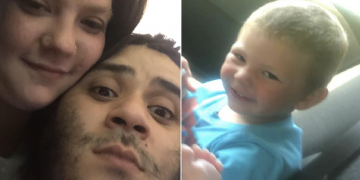 Mother allowed her boyfriend to engage in ongoing physical abyse of her 3-year-old son until he grabbed the little boy and threw him into a wall in his bedroom before picking up the child and slamming him down onto the floor multiple times, killing him; arrests