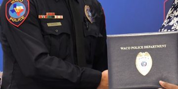 The Waco Police Department proudly introduced Commander Eaton