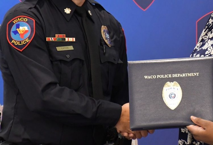 The Waco Police Department proudly introduced Commander Eaton