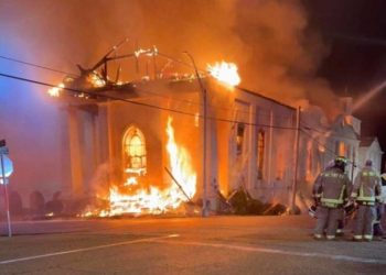 Investigation Underway into Destructive Fire at Historic Marshall Church