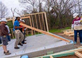 City of Waco employees volunteer to build home for local family during annual Raise the Roof event