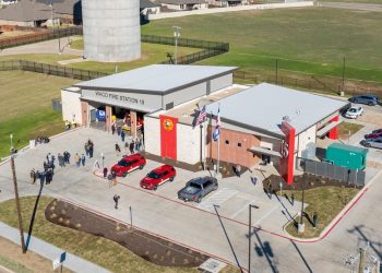 Waco Fire Department celebrates the grand opening of Fire Station #15 with ribbon cutting, fire engine push-in ceremony, and community event
