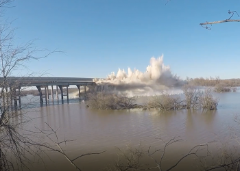 Old bridge over Wright Patman Lake demolished, new bridge improves safety and water flow