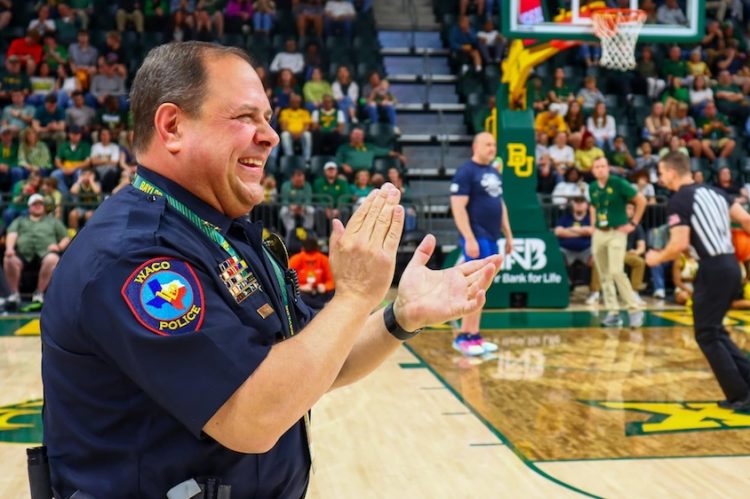 Waco PD wins 3-point competition ahead of charity basketball game for Special Olympics Texas