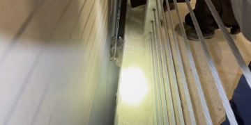 Waco Police Department officers help rescue Great Horned Owl trapped at parking garage