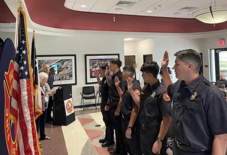 Waco Fire Department swears in five new firefighters, expanding their emergency response team