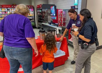 Waco Police Department thanks Target for hosting Coffee with a Cop during National Police Week