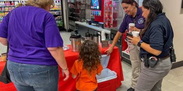 Waco Police Department thanks Target for hosting Coffee with a Cop during National Police Week