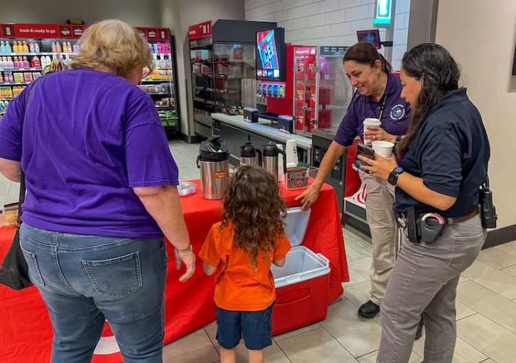 Waco Police Department thanks Target for hosting Coffee with a Cop during National Police Week