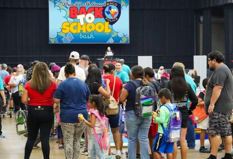 Waco Police Department recalls successful Back to School Bash with over 2,100 attendees