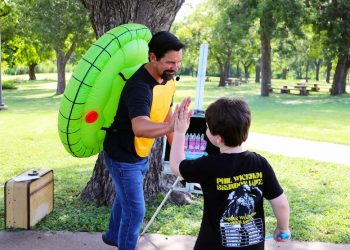 Waco library unveils new StoryWalk at Dewey Community Center