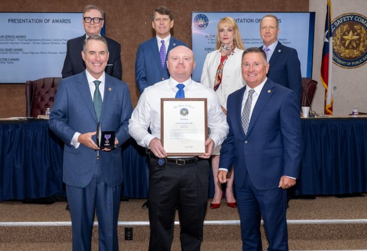 PSC honors trooper with Purple Heart for injuries sustained in line of duty