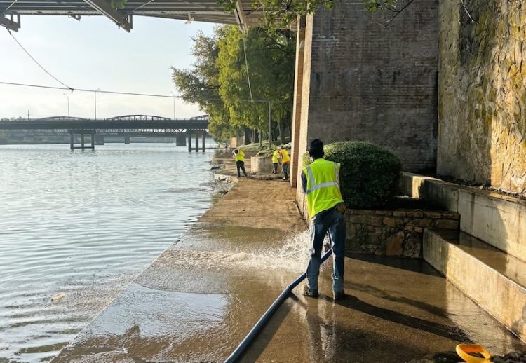 Waco Riverwalk cleared and refreshed after recent flooding by city crews