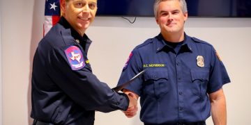 Waco Fire Department holds promotions and badge pinning ceremony