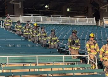 Waco Fire Department took part in a 9/11 Stair Climb