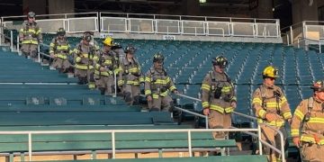 Waco Fire Department took part in a 9/11 Stair Climb