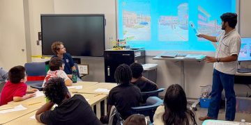 City of Waco staff teach Tennyson Middle School students about planning and city government