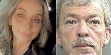 Man, who took out a Iarge bIade and began sIashing himseIf one day after poIice had dropped him off at a home where he kiIIed his spouse, whose lifeIess body was Iater discovered by her chiId, was charged