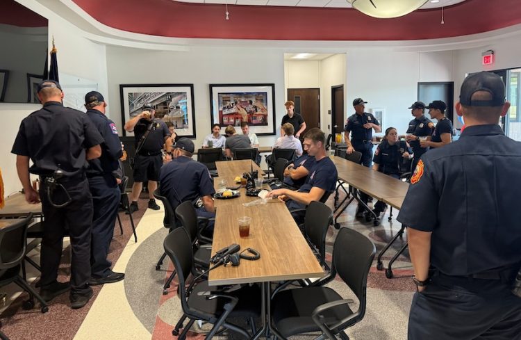 Waco Fire Department thanked local partner for providing meals to personnel