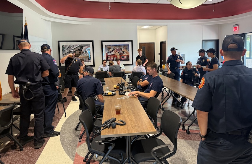 Waco Fire Department thanked local partner for providing meals to personnel
