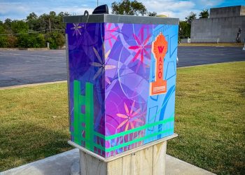 Waco showcases local art on utility boxes along Waco Drive