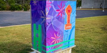 Waco showcases local art on utility boxes along Waco Drive