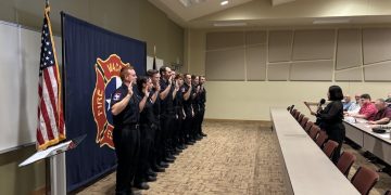 Waco Fire Department swears in nine new firefighters for Class 25-2