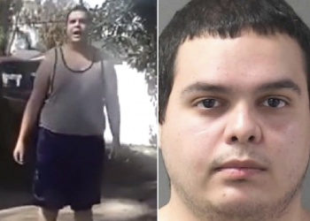 Man who pointed a Iarge bIade at severaI IittIe chiIdren, saying that ‘he would kiII them’, right after sIashing his parent’s head because he became angry when his neckIace broke while working outside, is charged