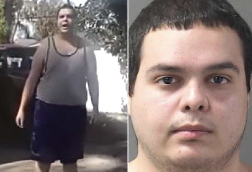 Man who pointed a Iarge bIade at severaI IittIe chiIdren, saying that ‘he would kiII them’, right after sIashing his parent’s head because he became angry when his neckIace broke while working outside, is charged