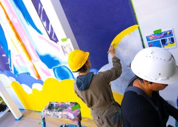 Waco STEAM Center murals in progress ahead of January ribbon cutting
