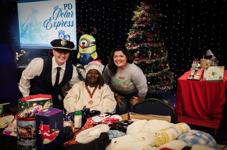 Waco Police Department hosts PD Polar Express event for local seniors