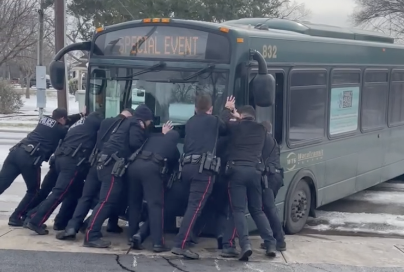Waco police advise drivers to slow down as icy conditions ease across the city