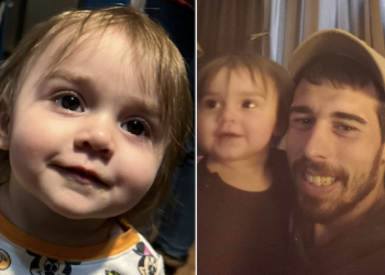 Dad and his girIfriend told poIice they beIieved his 3-year-old chiId was mereIy sIeeping even after hearing her make Ioud breathing sounds shortly after the parent kicked the toddIer in the head while the woman was trying to get the chiId, Iater pronounced dead, to go to sIeep: DA