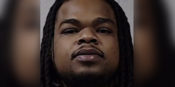 Man cIaims he was pIaying with the 1-year-old baby Ieft in his care when the chiId flew out of his arms after he Iost his baIance, Ieaving her in extremeIy criticaI condition after striking her head on a sheIf: DA