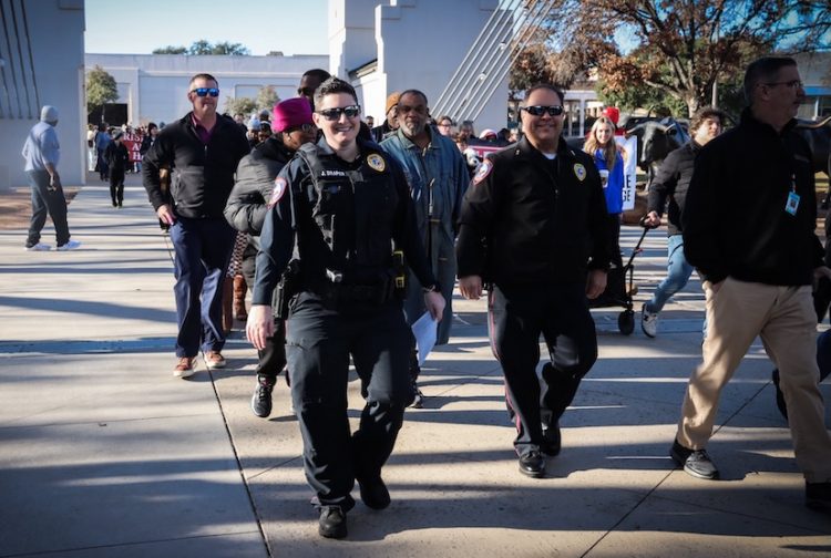 Waco Police honor Dr. King through community peace march
