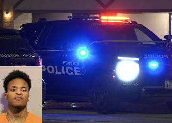 Texas man charged after death of pregnant woman carrying his unborn child, police say he sent suspicious message to victim’s mother and made video call before fleeing to Louisiana