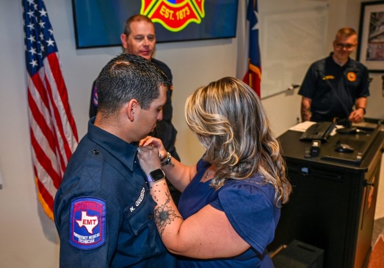 Waco Fire Department promotes firefighter to lieutenant following nearly 11 years of service