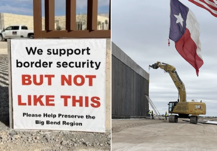 Texas border wall expansion under Trump administration continues to spark backlash, elected officials argue the region does not need a wall due to low migrant crossings and natural barriers