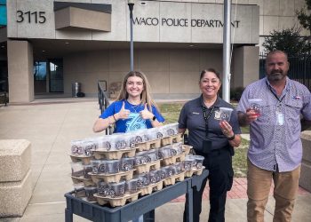 Waco police receive energy drink samples from local coffee shop
