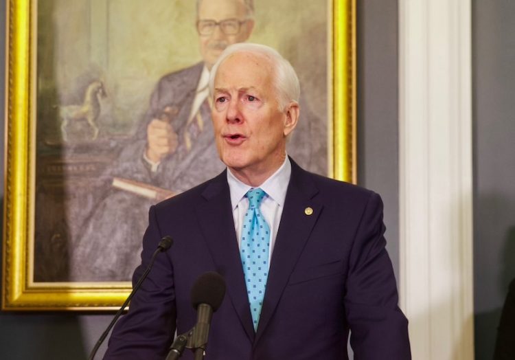 Texas, where U.S. Sen. John Cornyn is fighting for political survival in a runoff against Attorney General Ken Paxton, was left out of a major fundraising investment plan