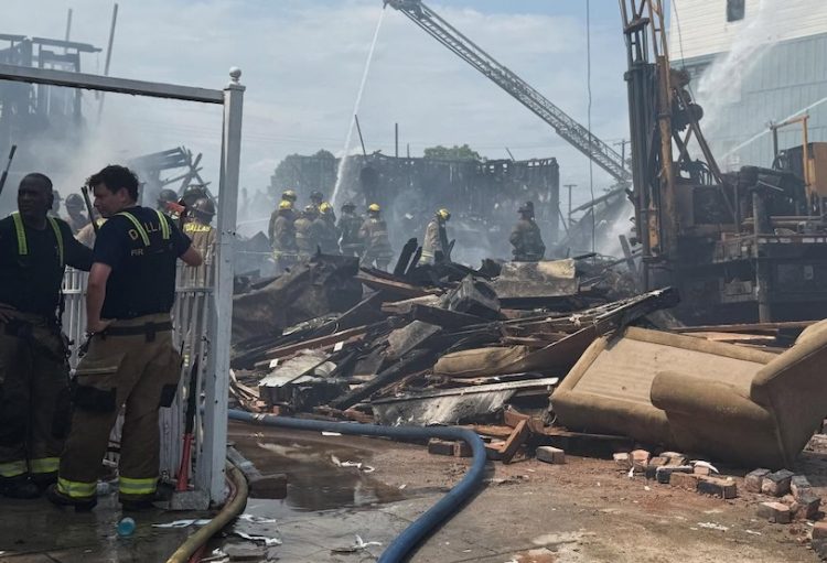 Fire crews respond to 5-alarm apartment explosion and fire in Dallas, three fatalities confirmed